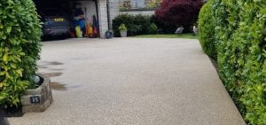tyre marks cleaned from resin driveway
